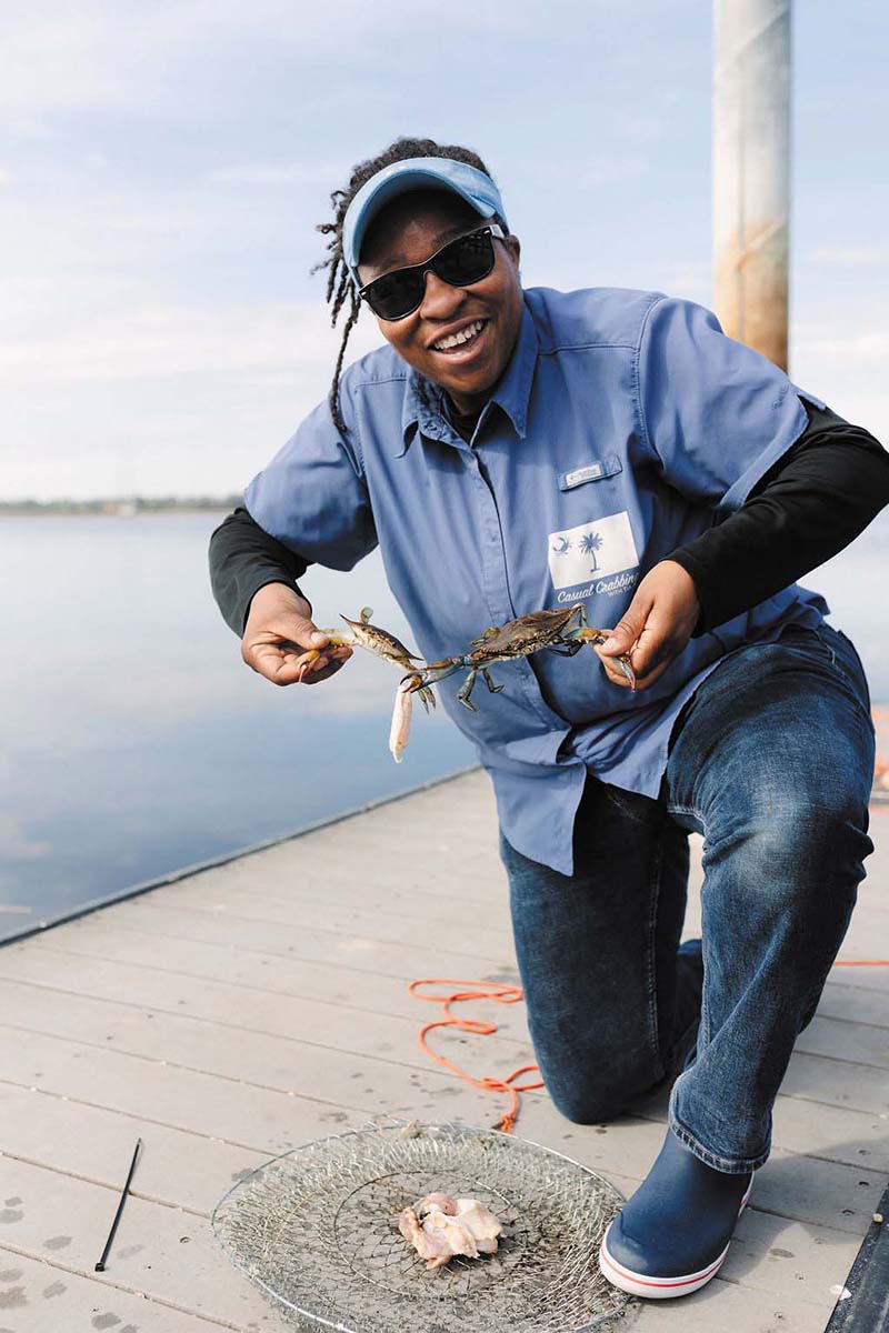 Learn to crab with Tia Clark - Charleston SC